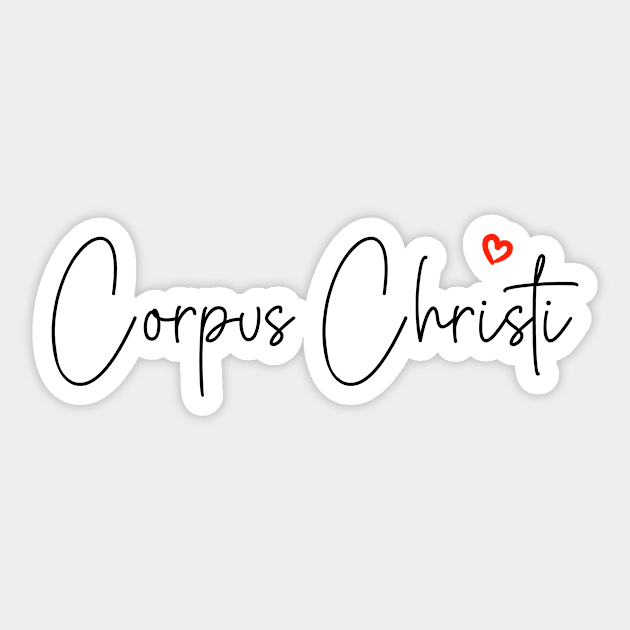 Corpus Christi Sticker by MBNEWS